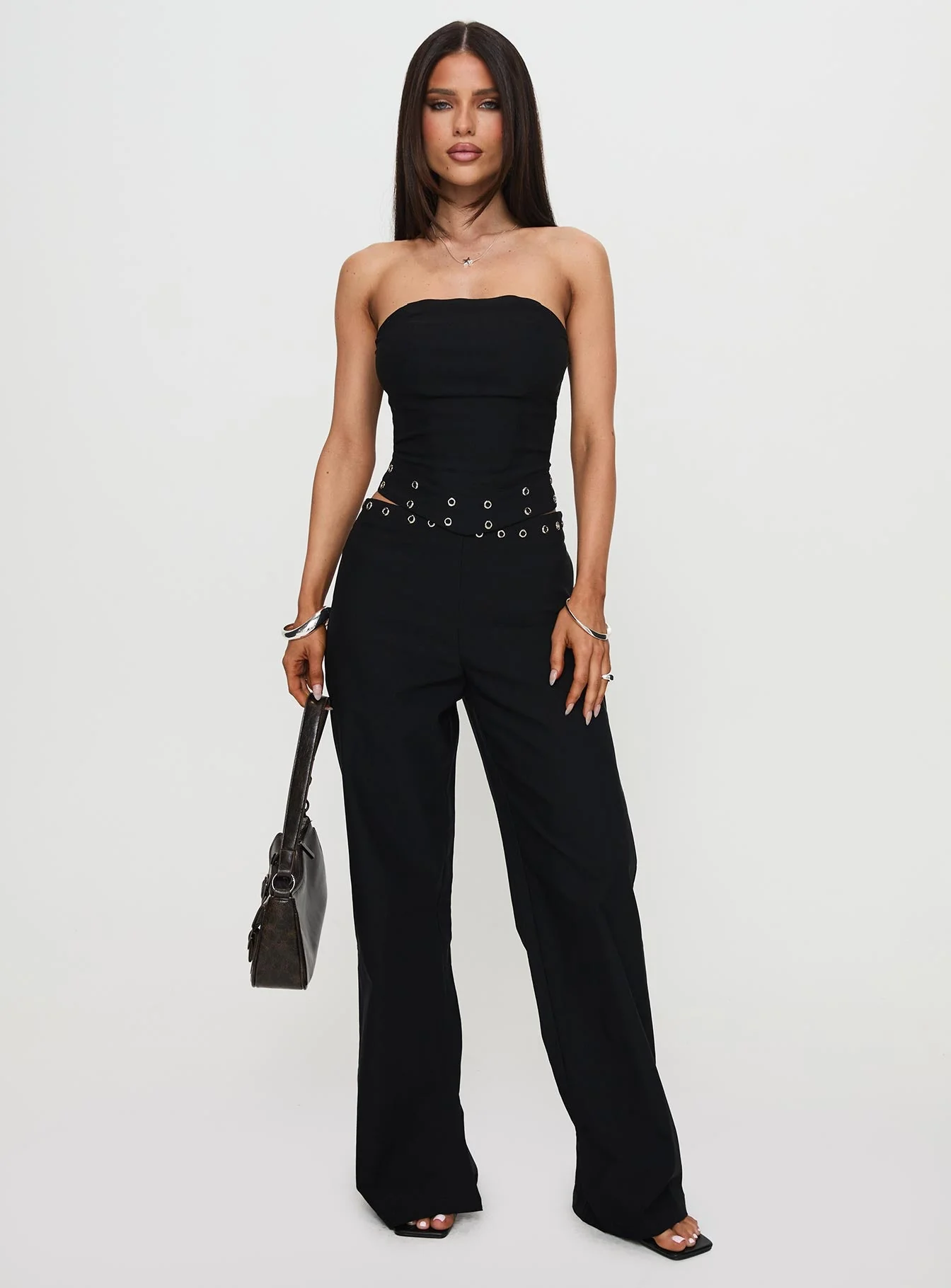 Passionette Strapless Top Black Petite