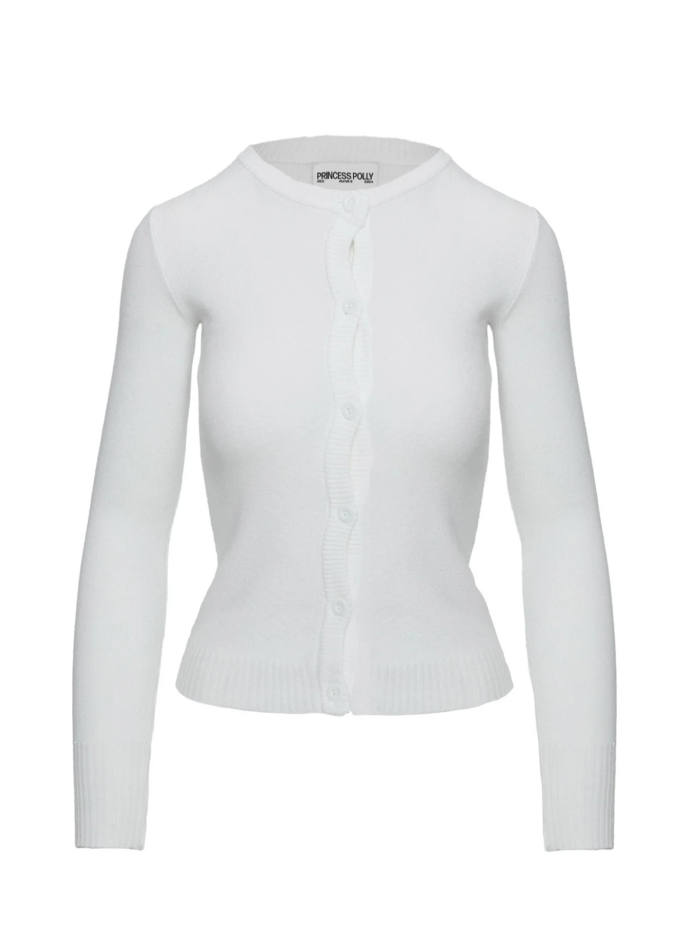 Lauraine Cardigan White