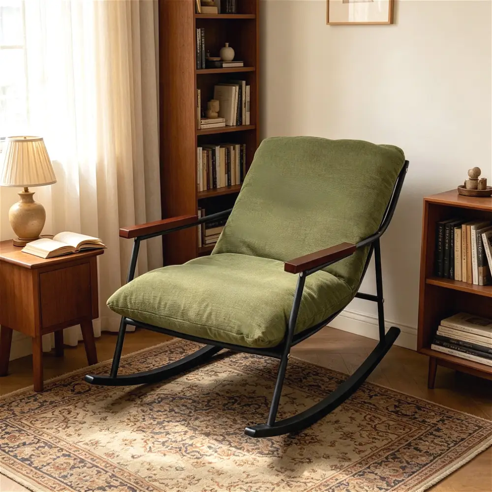 My New Favorite Retro Rocking Chair That Makes Every Corner Cozier