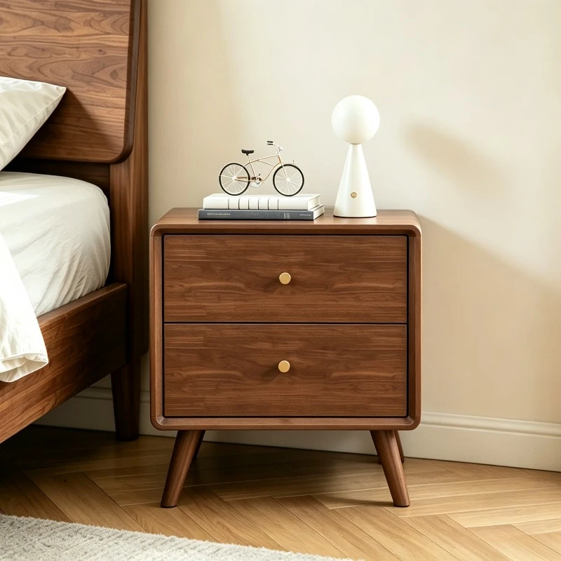 Solid oak nightstand（17.72