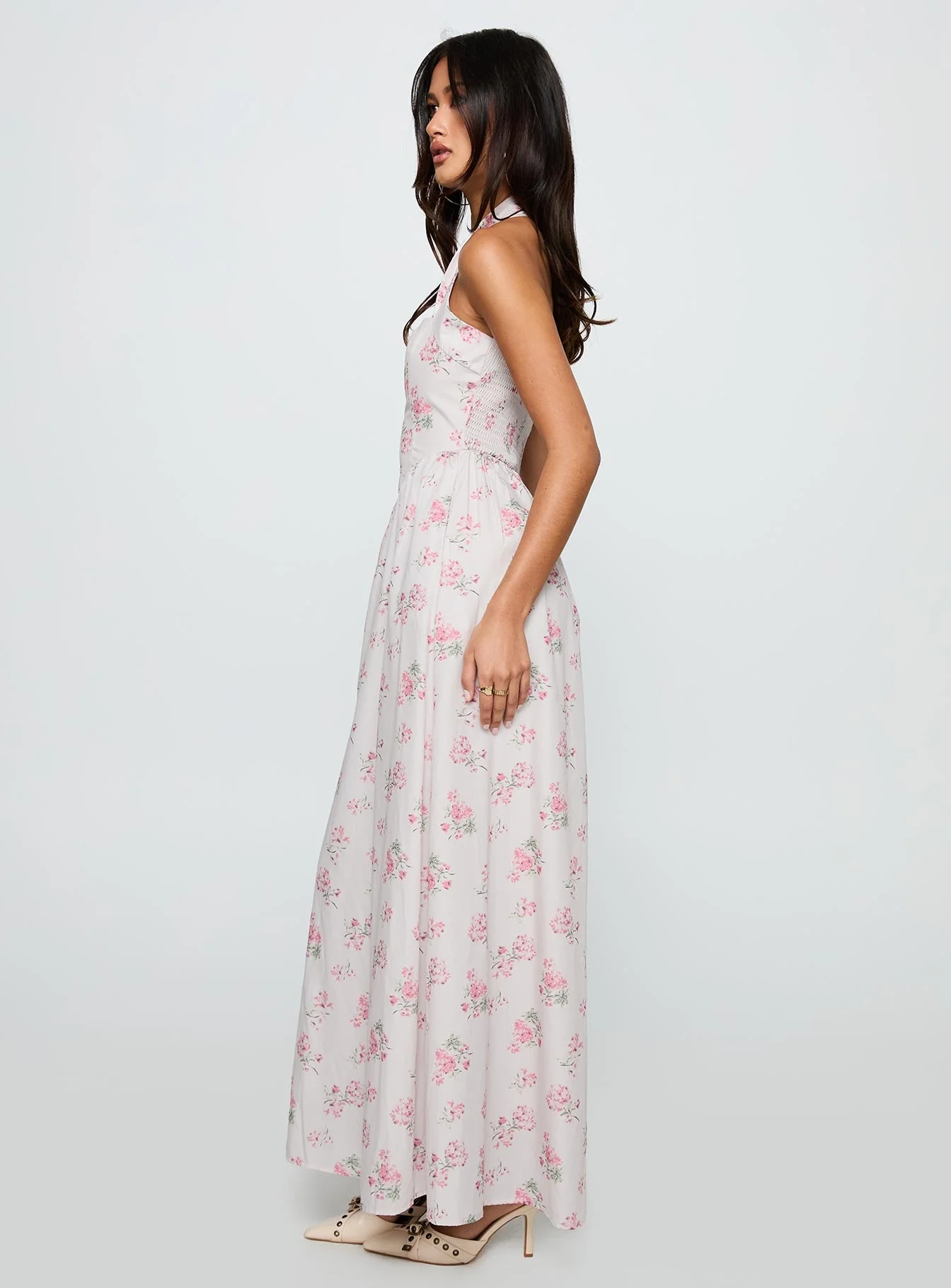 Sunfields Halter Maxi Dress Multi