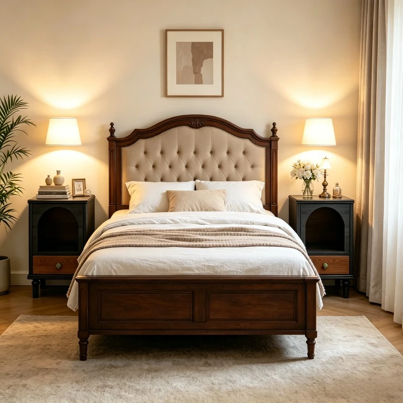Oak bedside table(14.96