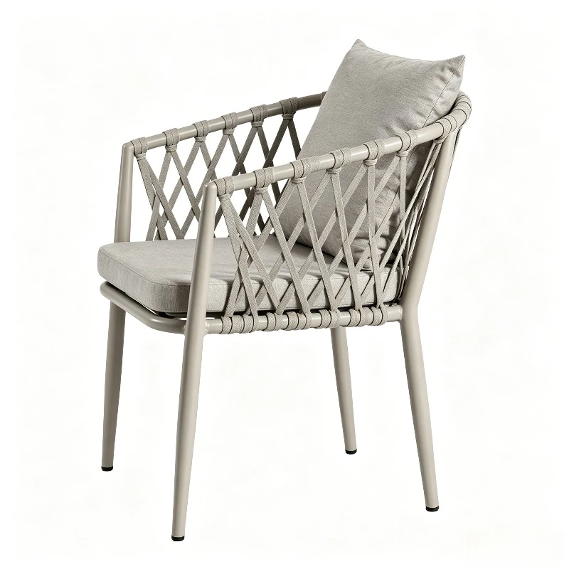 Handwoven Rope Outdoor Chair