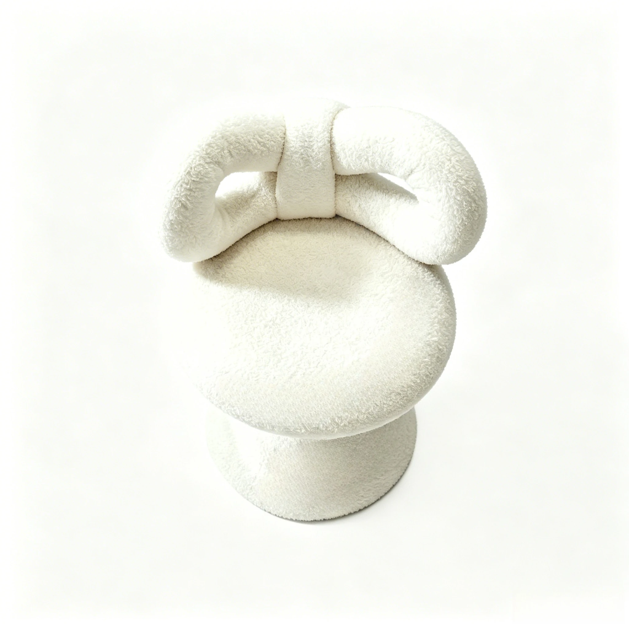 Bowknot Round Makeup Stool