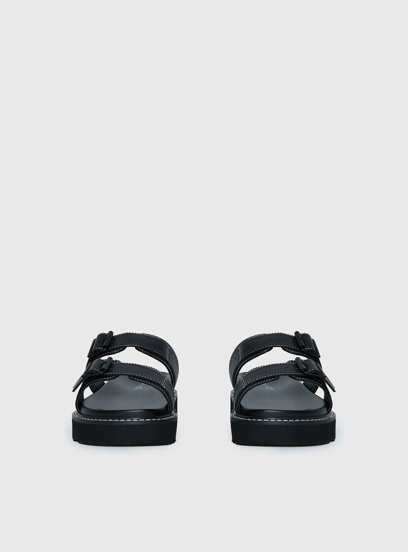 Ma Belle Sandals Contrast Stitch