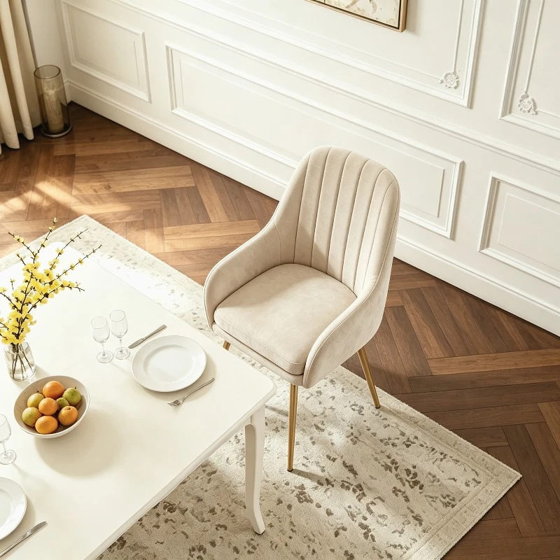 Velvet dining chair