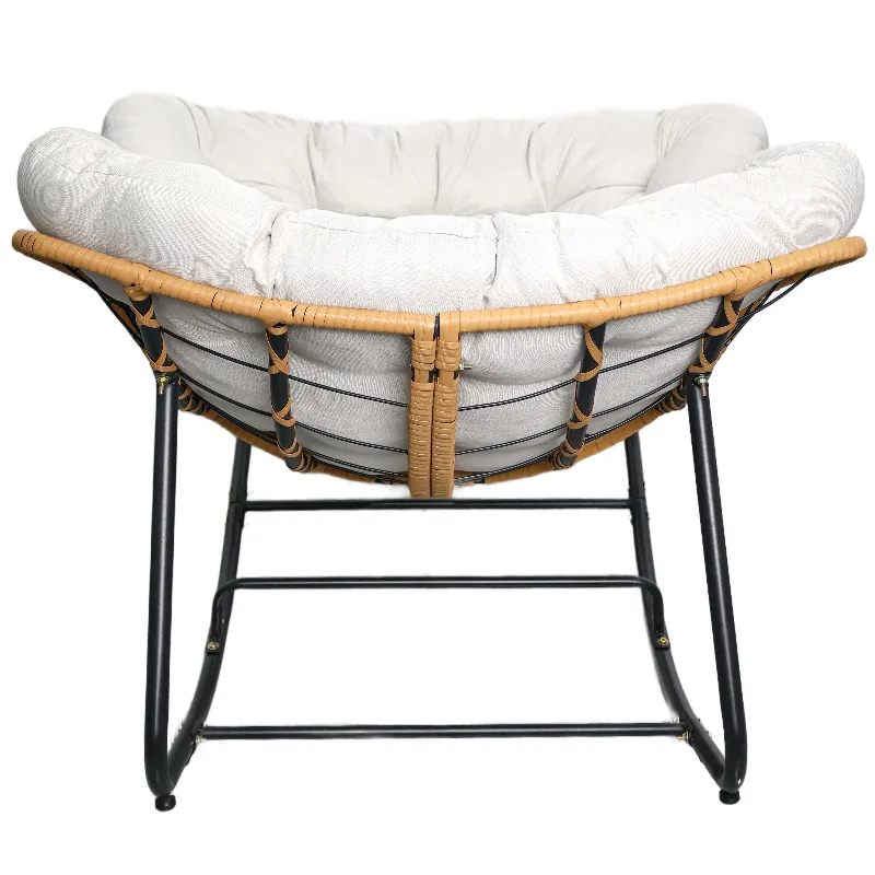 Wicker rocking chair, linen(39.76