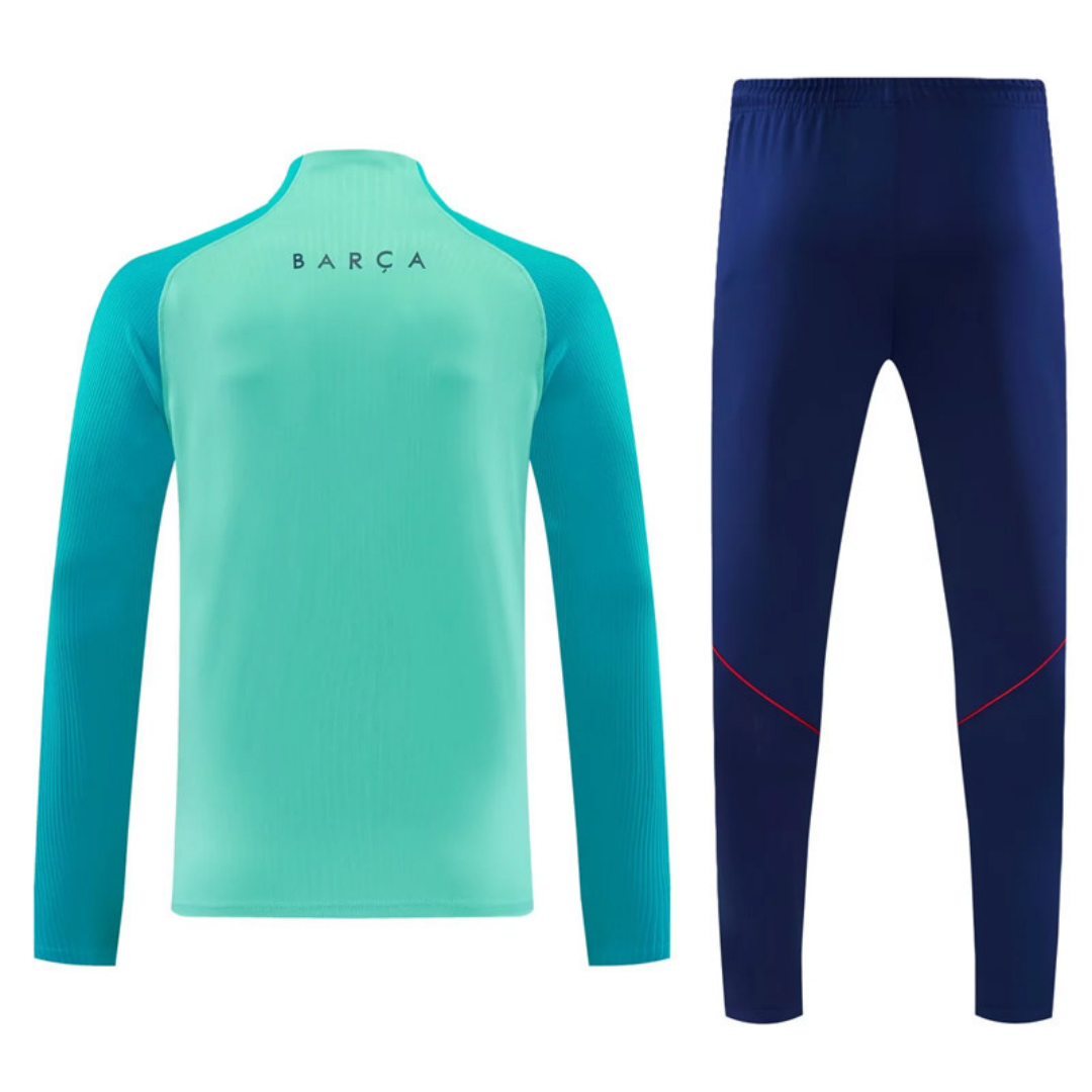 Barcelona 1/4 Zipper Sweat Kit(Top+Pants) 2026/27