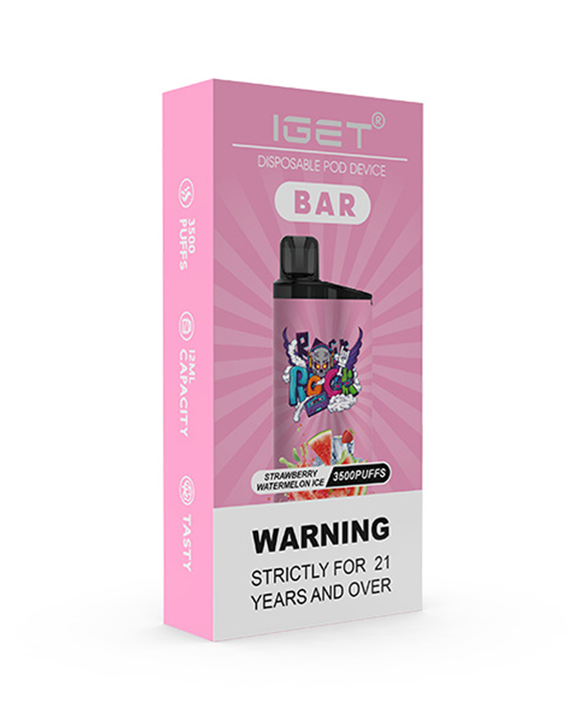 IGET BAR STRAWBERRY WATERMELON ICE -ALIVAPEAUS