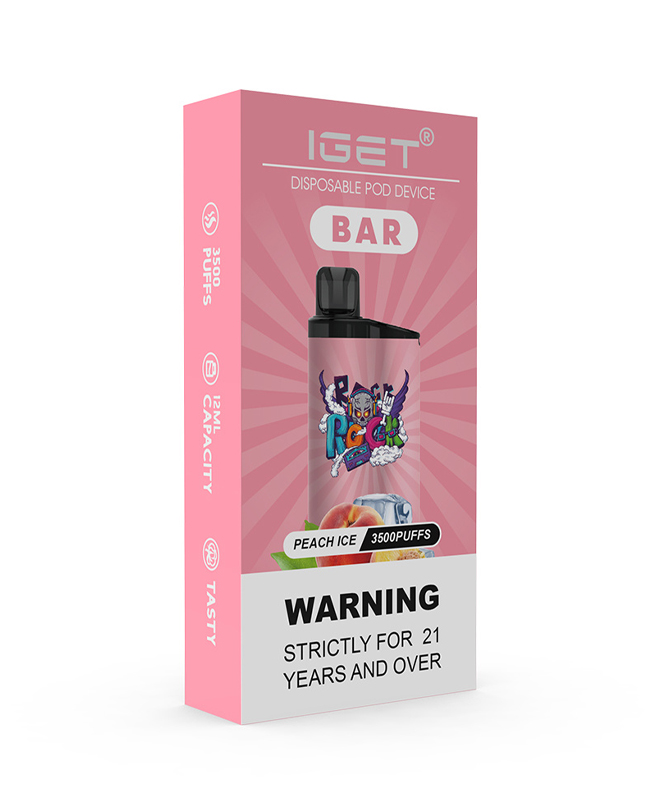 IGET Bar Peach Ice -ALIVAPEAUS