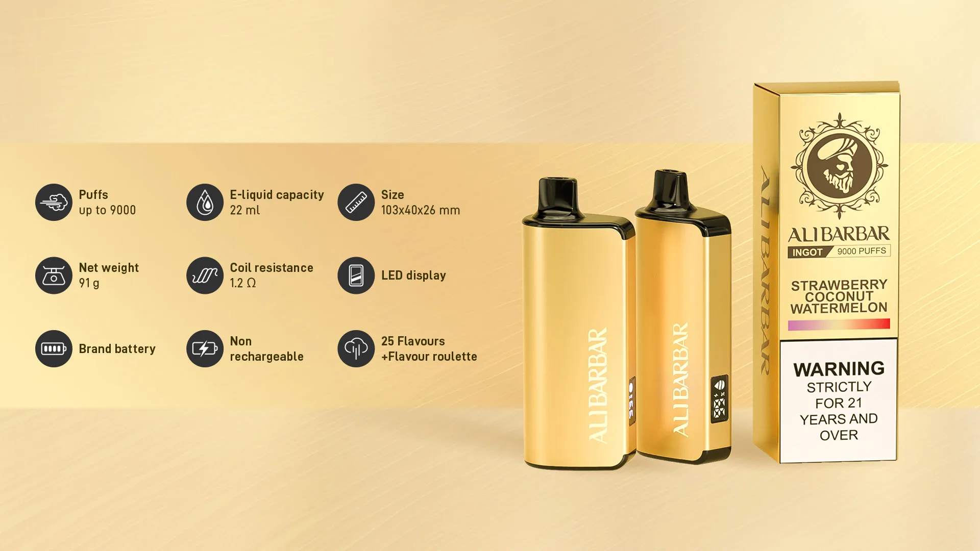 Alibarbar Ingot 9000 5 PCS: The Future of Vaping in Australia - ALIVAPEAUS