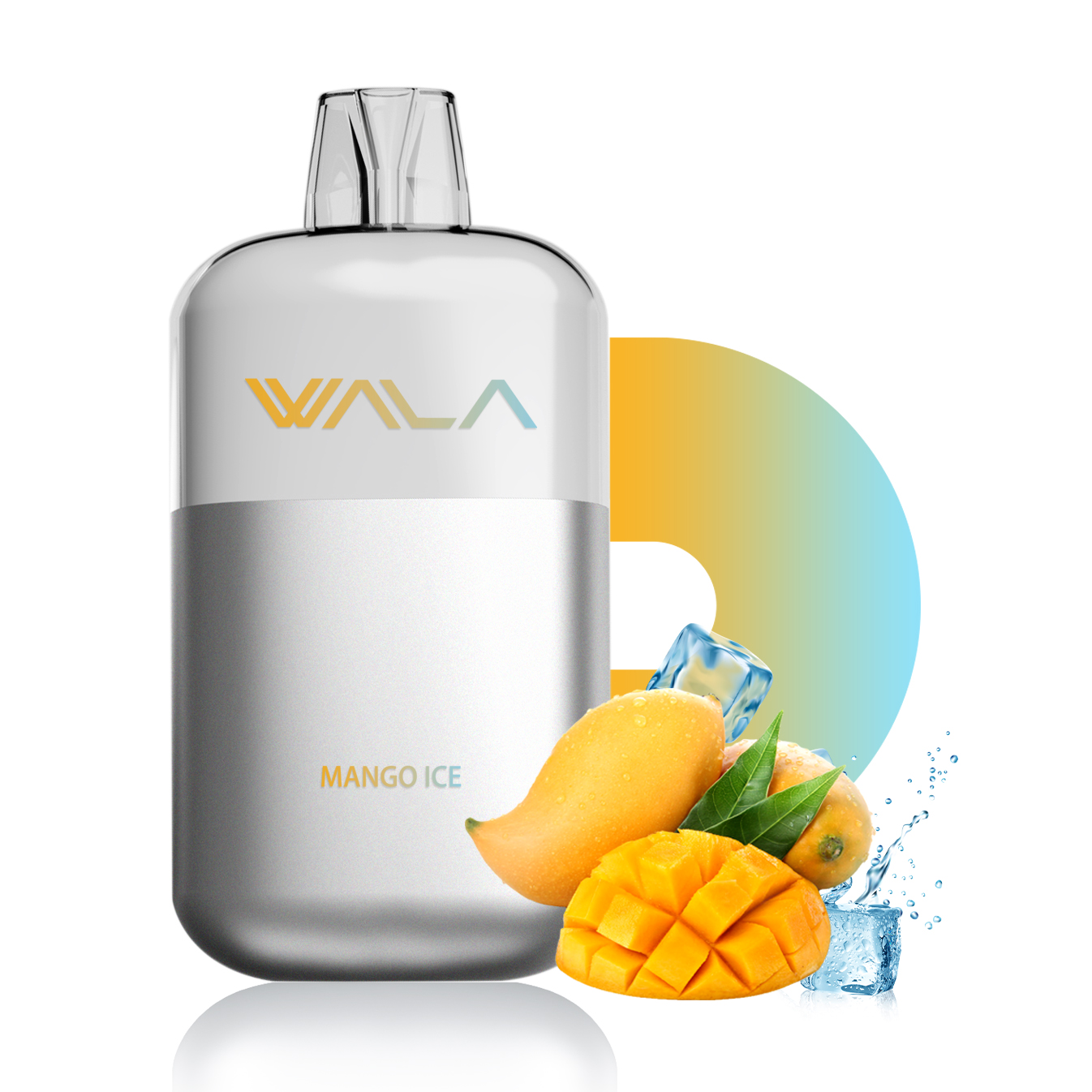 Wala POP 10000 Puffs – Mango Ice -ALIVAPEAUS
