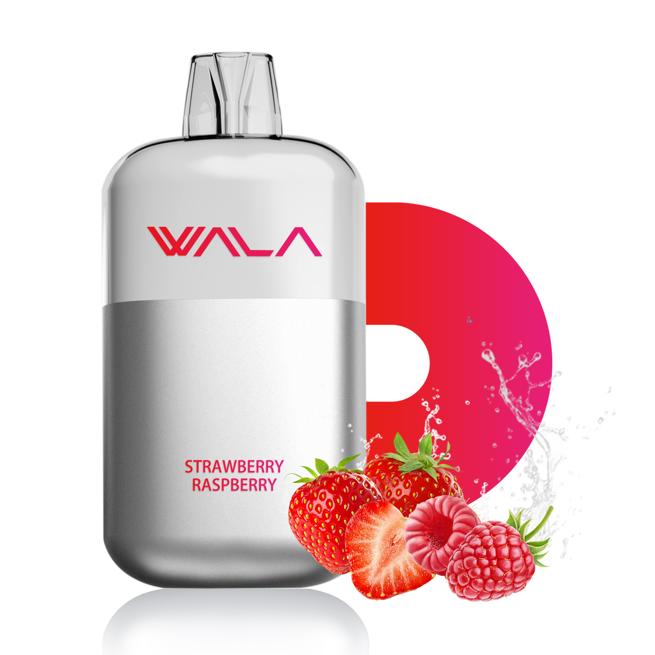 Wala POP 10000 Puffs – Strawberry Raspberry -ALIVAPEAUS