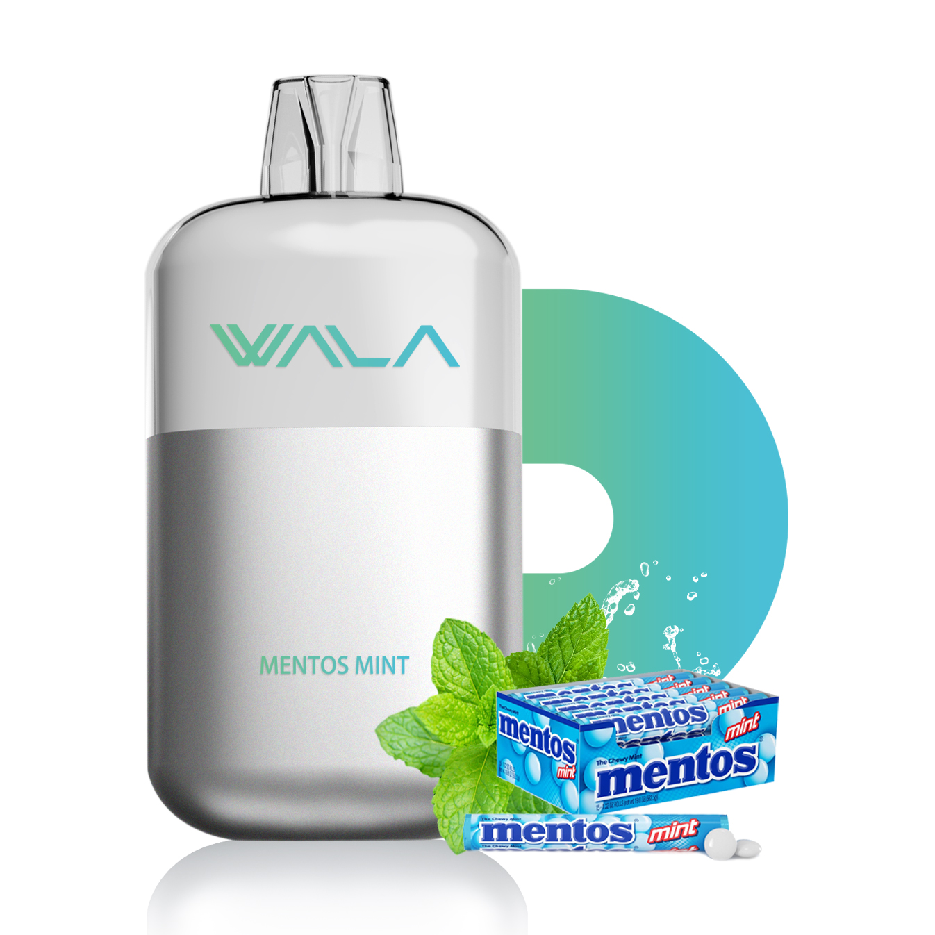 Wala POP 10000 Puffs – Mentos Mint -ALIVAPEAUS