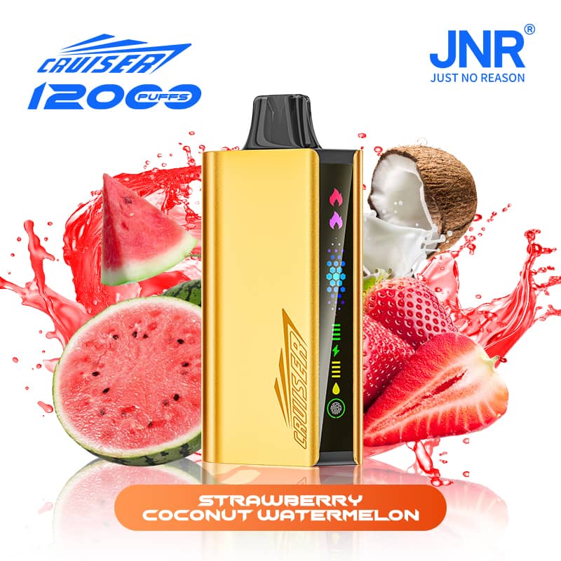 JNR Cruiser 12000 Puffs – Strawberry Coconut Watermelon -ALIVAPEAUS