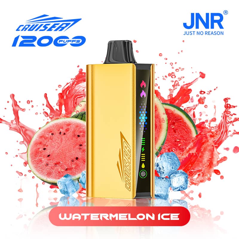 JNR Cruiser 12000 Puffs – Watermelon Ice -ALIVAPEAUS