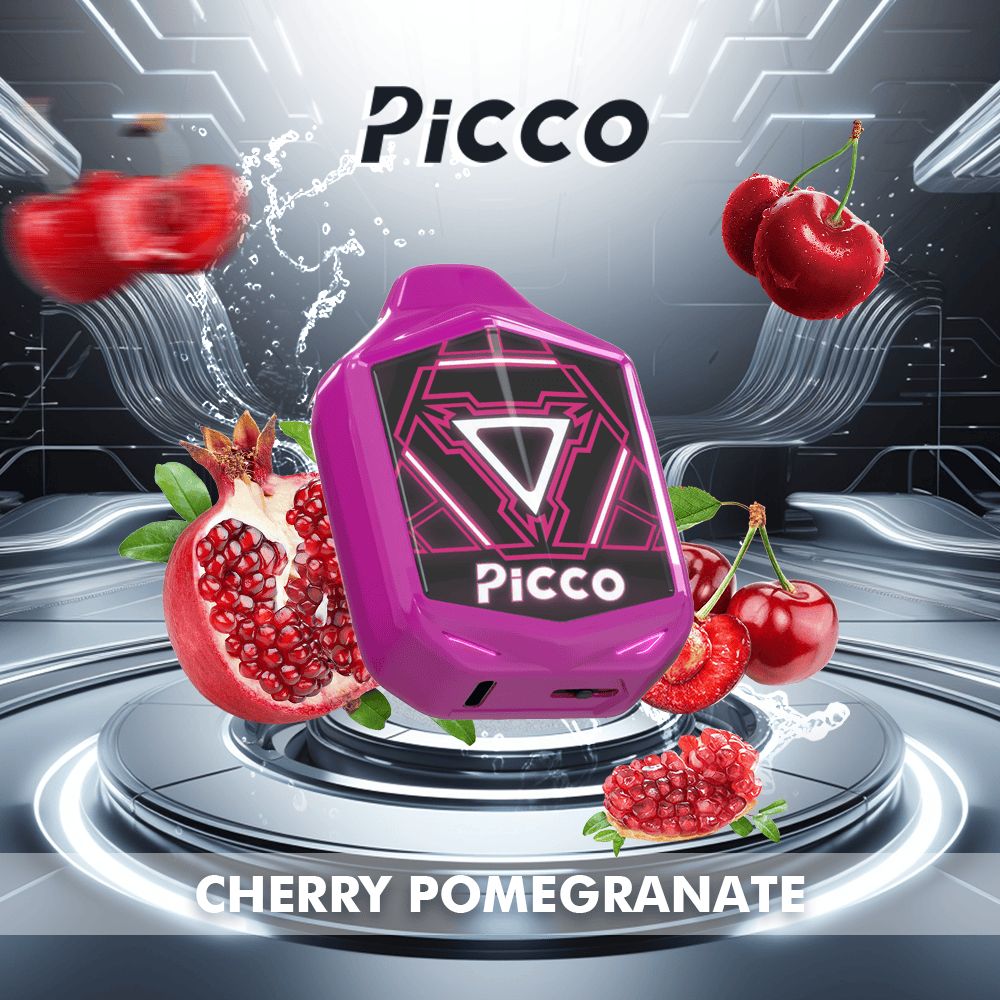 Picco Voom 7000 Puffs – Cherry Pomegranate -ALIVAPEAUS
