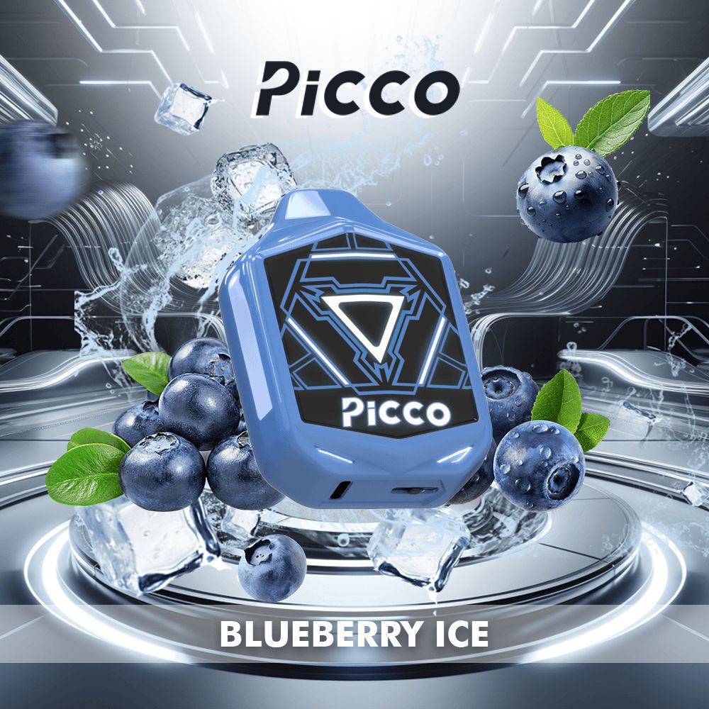 Picco Voom 7000 Puffs – Blueberry Ice -ALIVAPEAUS