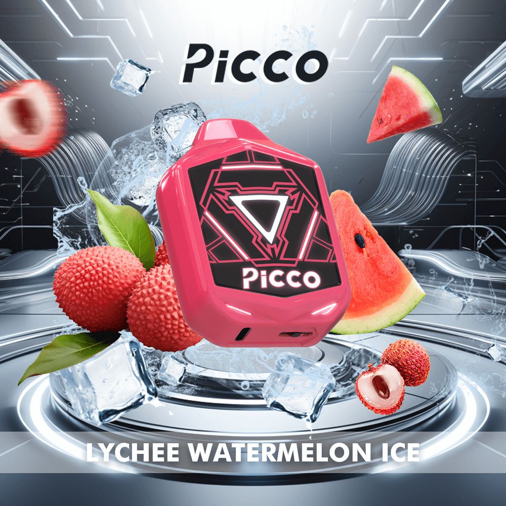 Picco Voom 7000 Puffs – Lychee Watermelon Ice -ALIVAPEAUS
