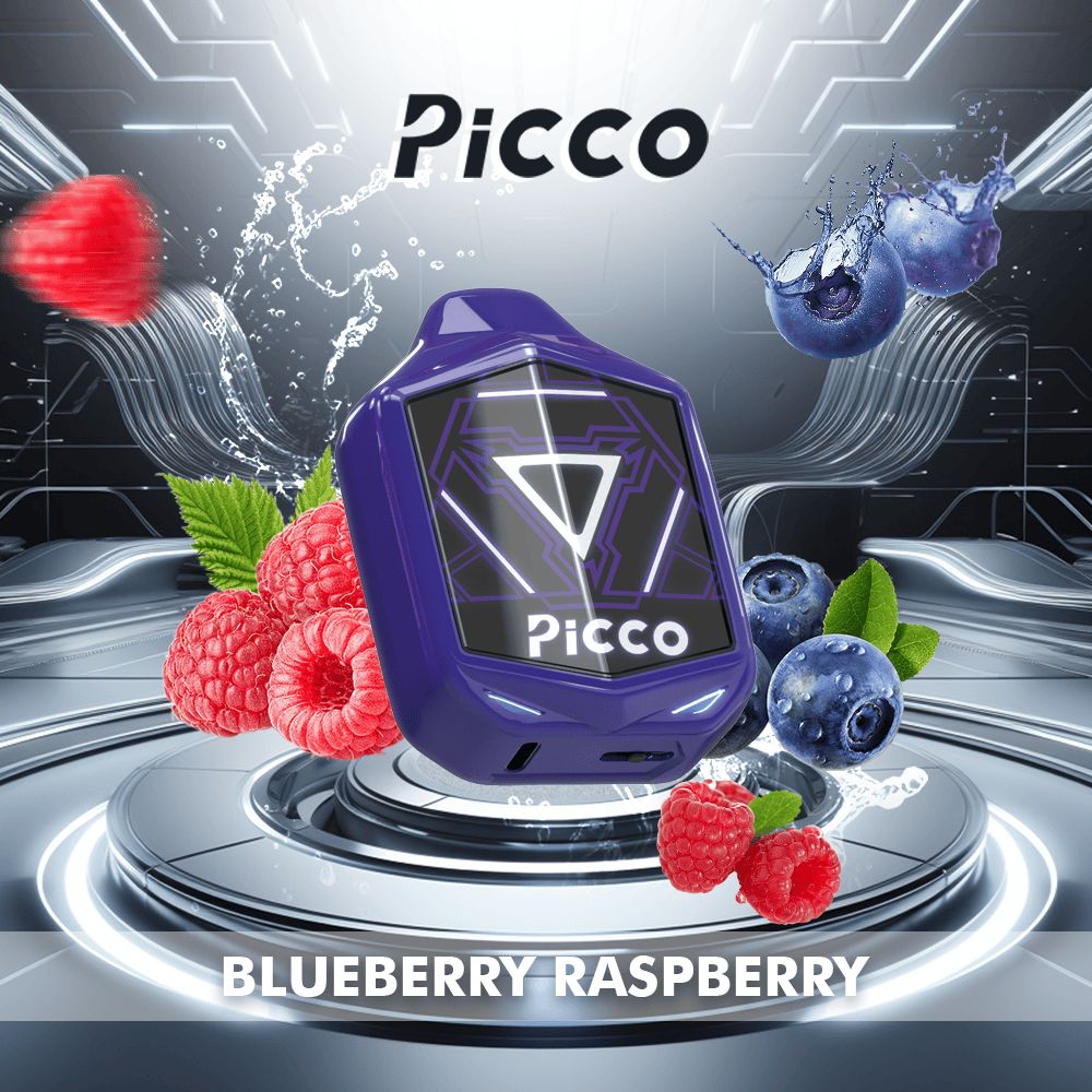 Picco Voom 7000 Puffs – Blueberry Raspberry -ALIVAPEAUS