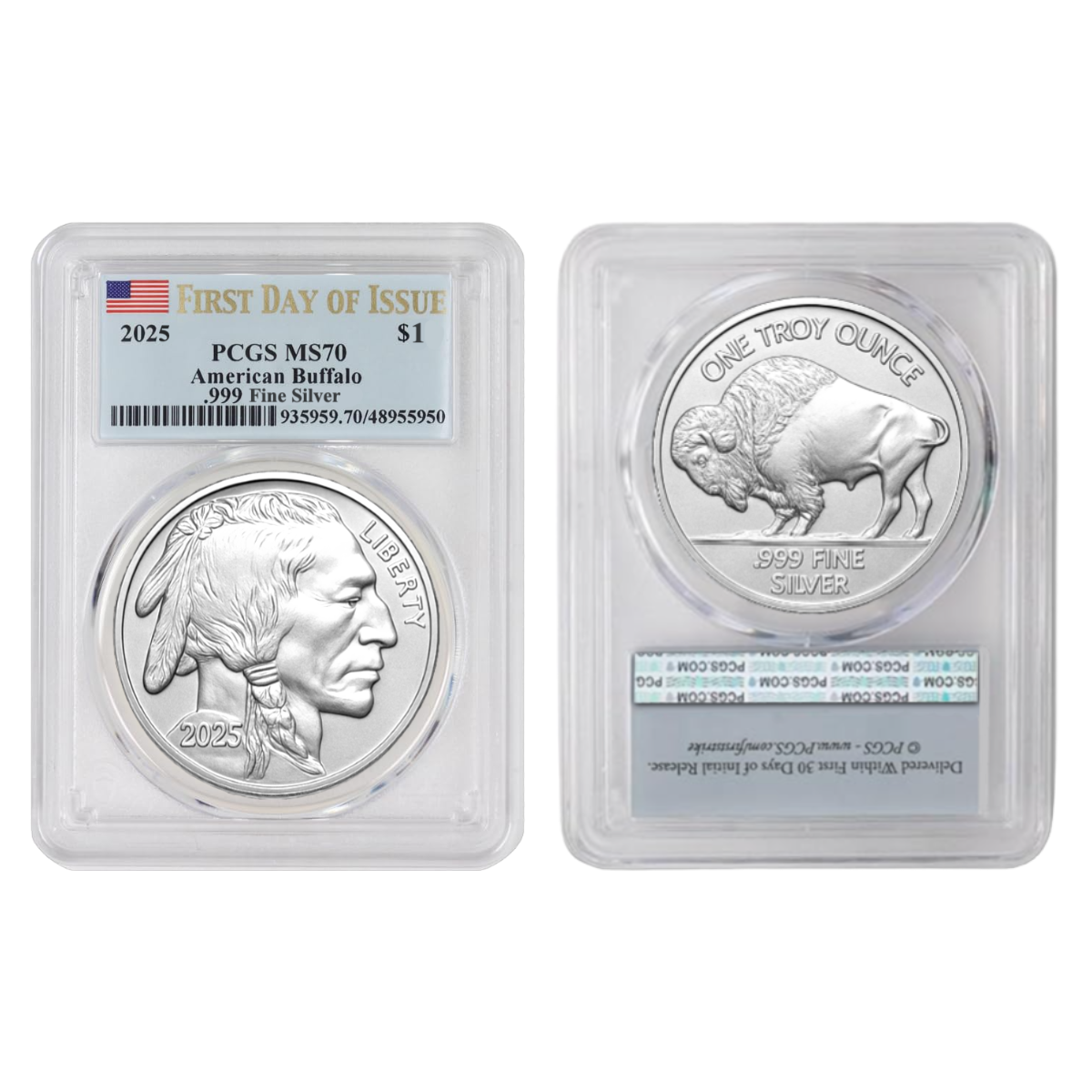 1 Oz 2025 Buffalo Silver Round – .999 Pure Silver • Limited Release • Limited-Time Factory Price - usacoinsstore
