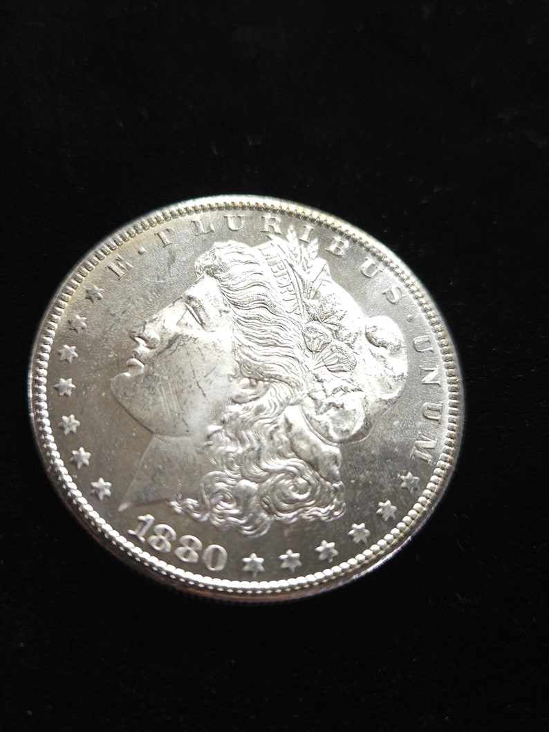 1880  S   Silver Morgan Dollar Gem Bu !!  Proof Like ! Regular 199     Lot # 799 - usacoinsstore