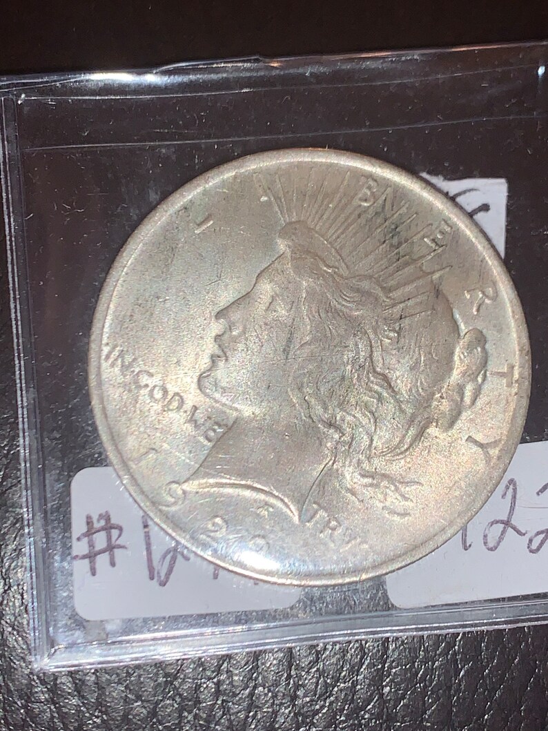 1922 Silver Peace Dollar BU  Coin - !  Lot# 1244 - usacoinsstore