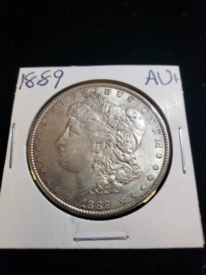 1889 AU+    Silver Morgan  Dollar ! Lot# 201 - usacoinsstore