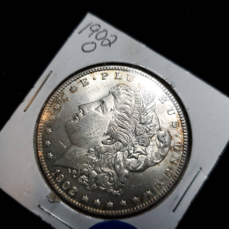 1902 O Morgan Dollar - BU  lot # 558 Regular 80 - usacoinsstore
