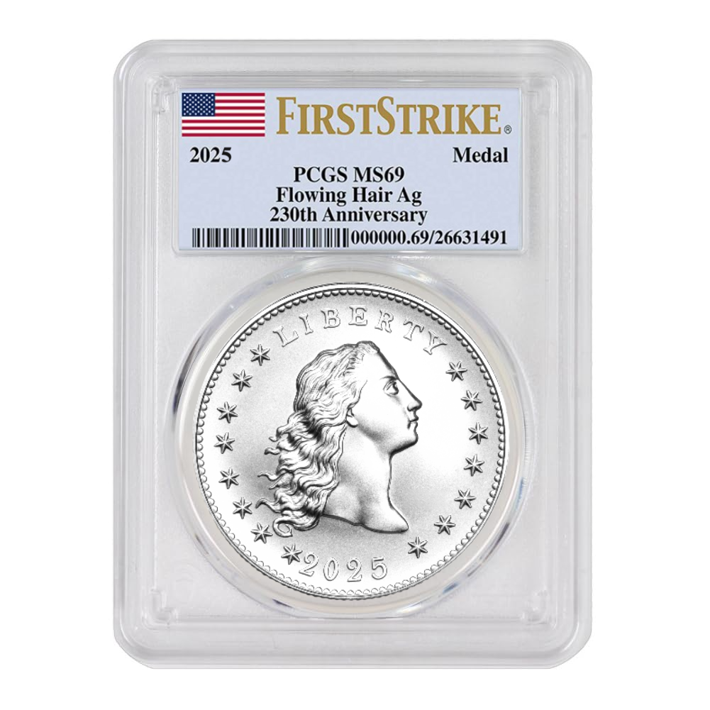 1 Oz 2025 Liberty Flowing Hair Dollar Silver – Pure Silver • Limited Release • Limited-Time Factory Price - usacoinsstore