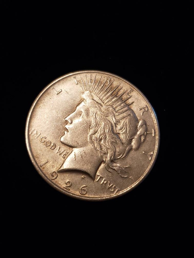 1926 D  Peace Dollar - XF+/AU  Key date - lot#  1512 Reg 75 - usacoinsstore