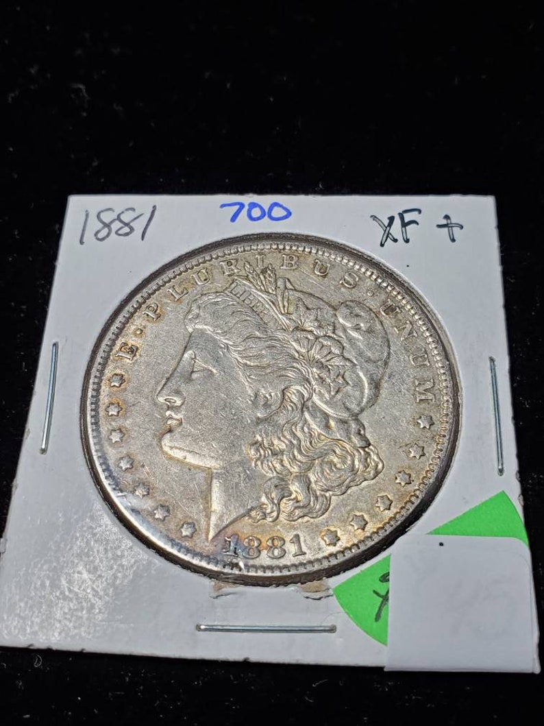 1881 Morgan Silver Dollar Coin - XF+ - Lot# 700 - usacoinsstore