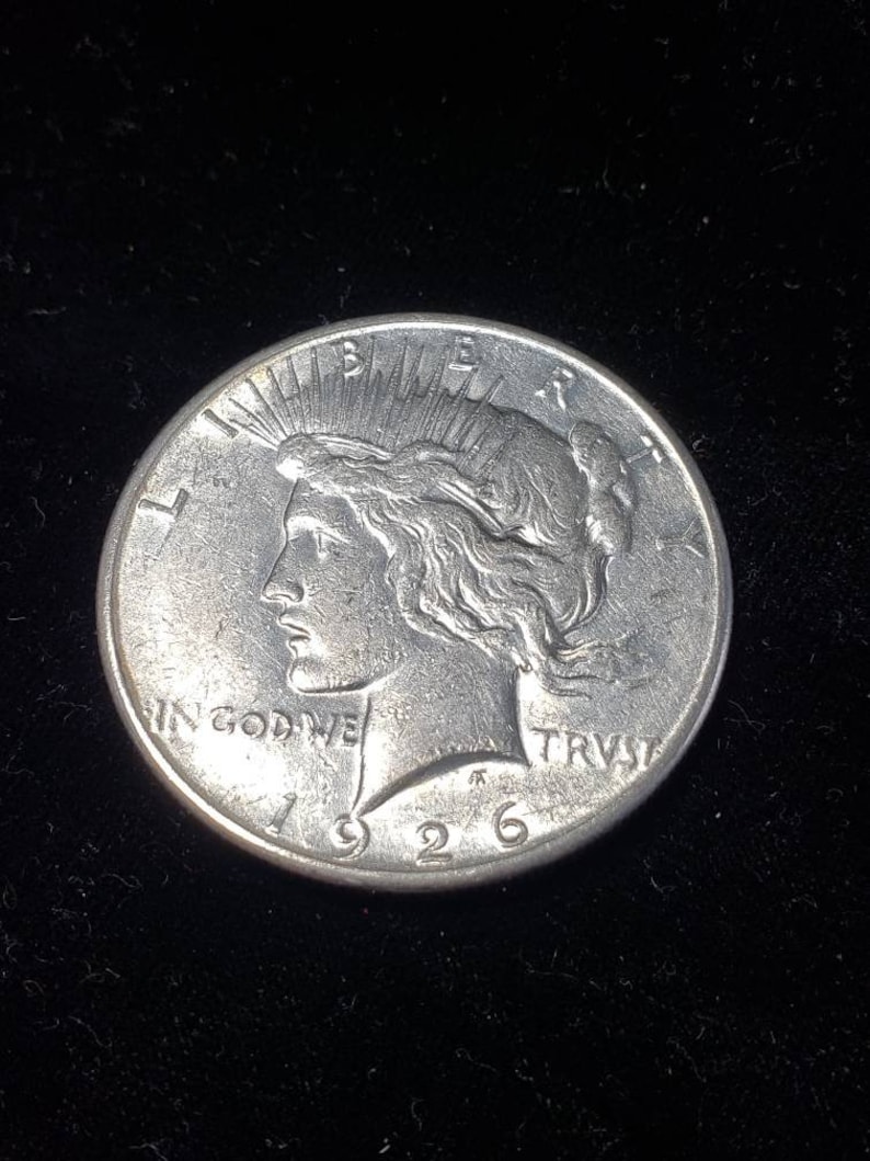 1926 S  Peace Dollar - VF+ Reg 59  lot#  119 - usacoinsstore