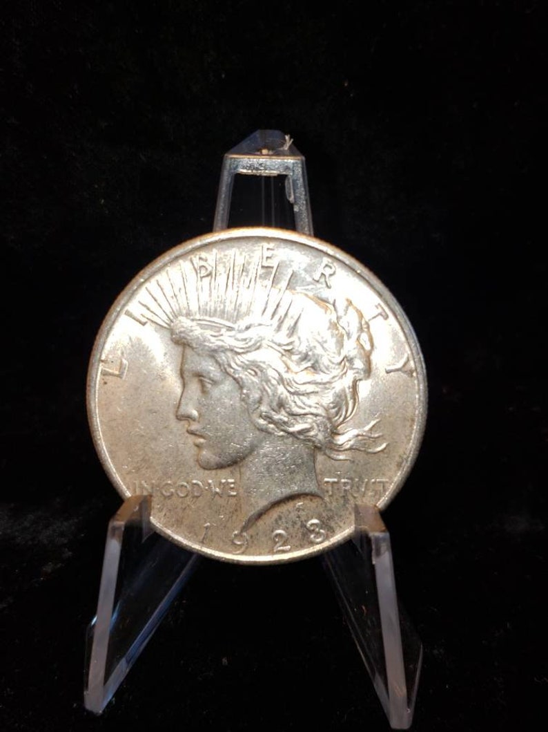 Peace Silver  Dollars !! AU   1922-1925   - All 100% Genuine!  (1 coin) Reg - 49  Lot# 736 - usacoinsstore