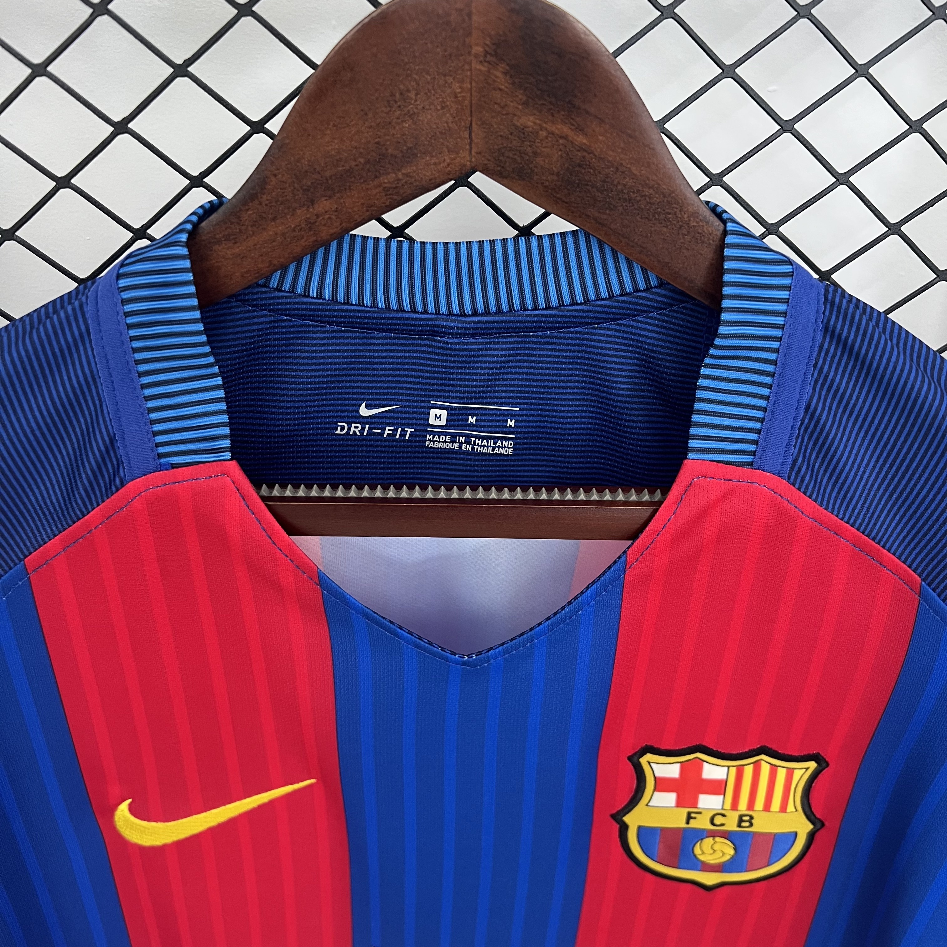 Retro Barcelona Home Long Sleeve Jersey 2014/15