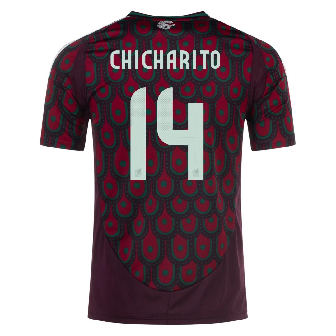 Javier Hernandez Chicharito #14 Mexico Home Jersey Copa America 2024