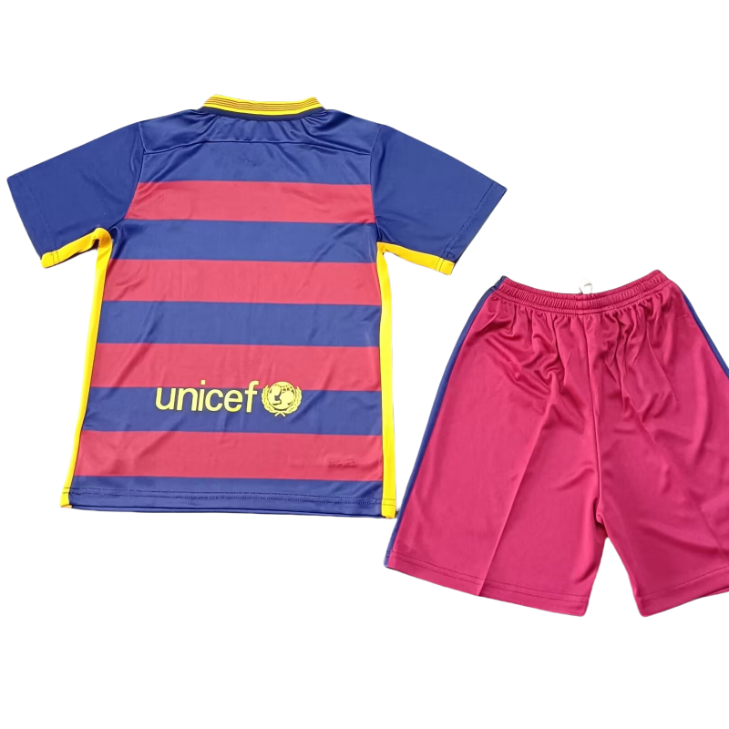 Kid's Retro Barcelona Home Kit 2015/16