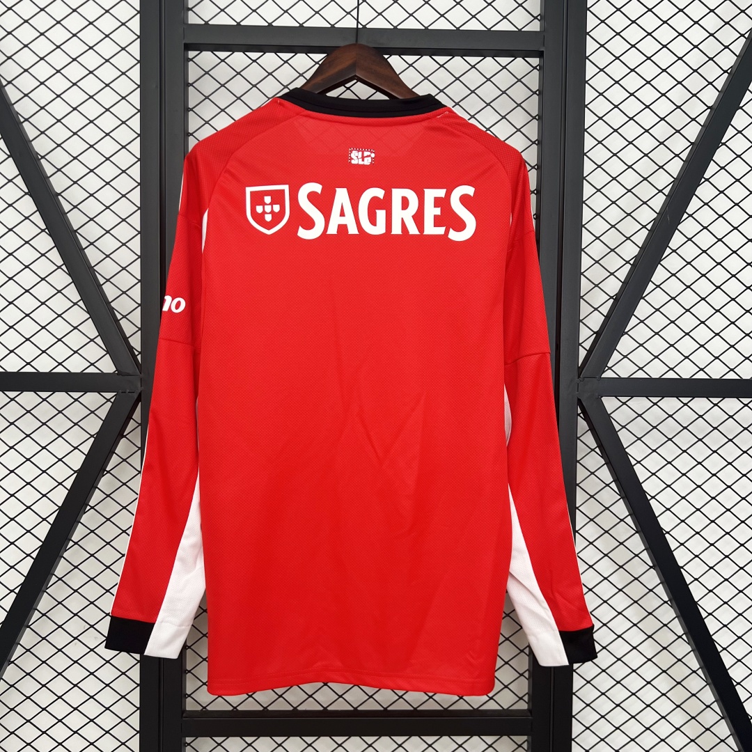 Benfica Home Long Sleeve Jersey 2025/26
