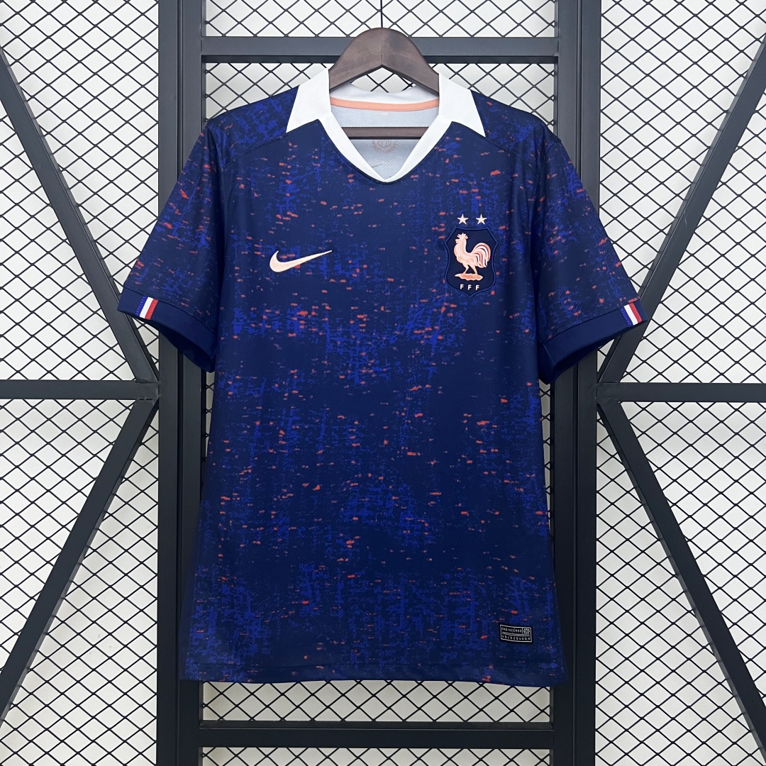 Men's France Home Jersey For Women's Euro 2025