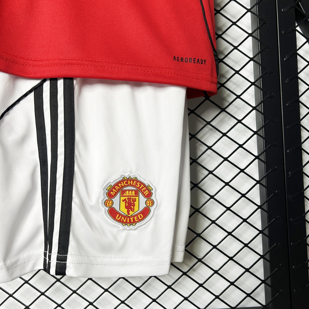 Kid's Manchester United Home Kit 2025/26