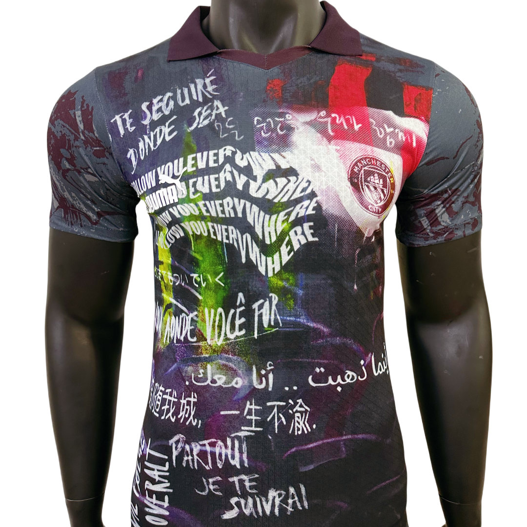 Player Version Manchester City FtblNrgy+ Retro Jersey 2025/26