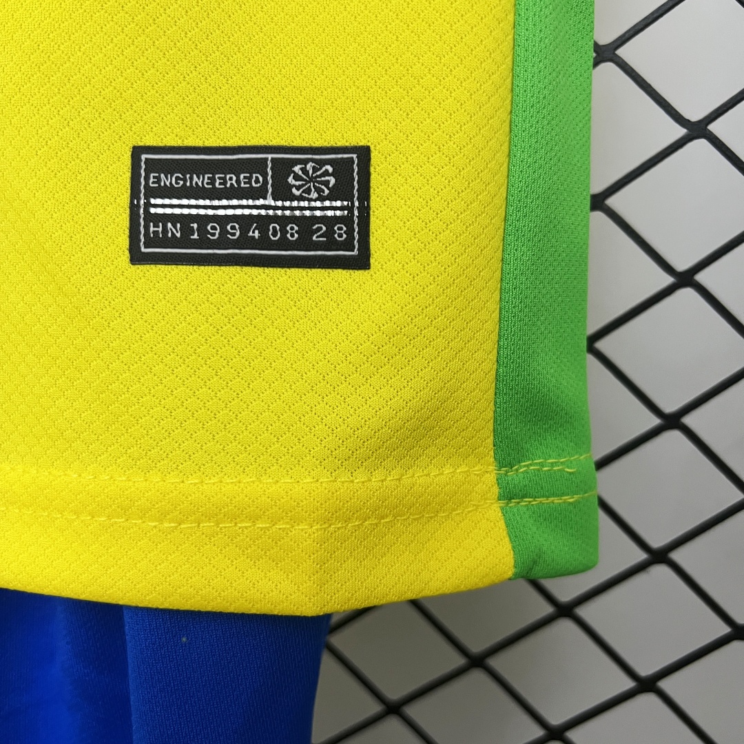 Kid's Home Kit For Brazil Women Team 2025