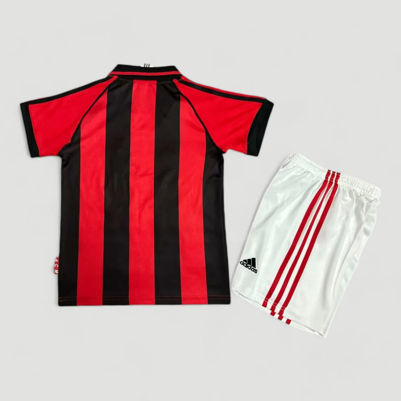 Kid's Retro AC Milan Home Kit 1998/99