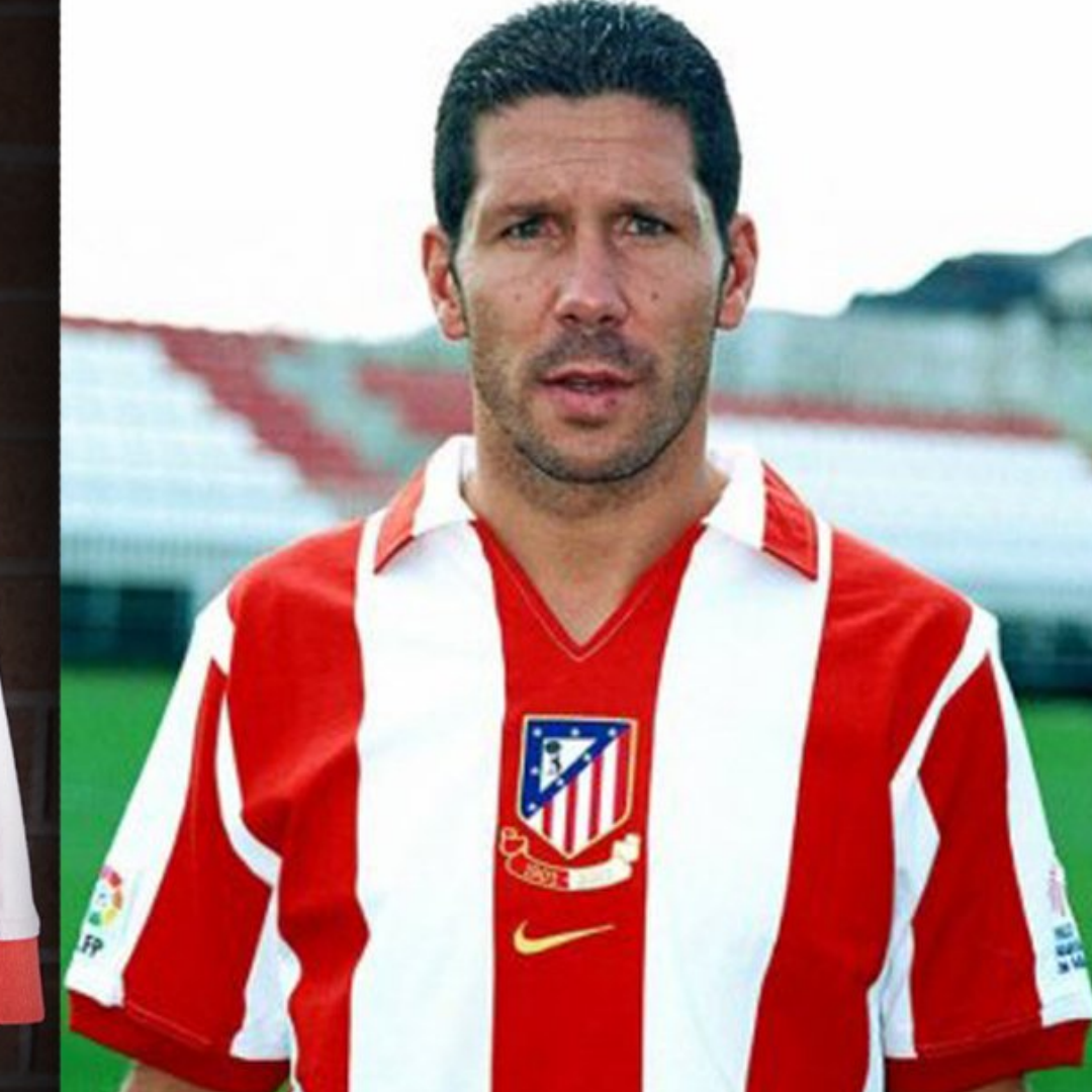 Retro Atletico Madrid Centenary Anniversary Home Jersey 2003/04