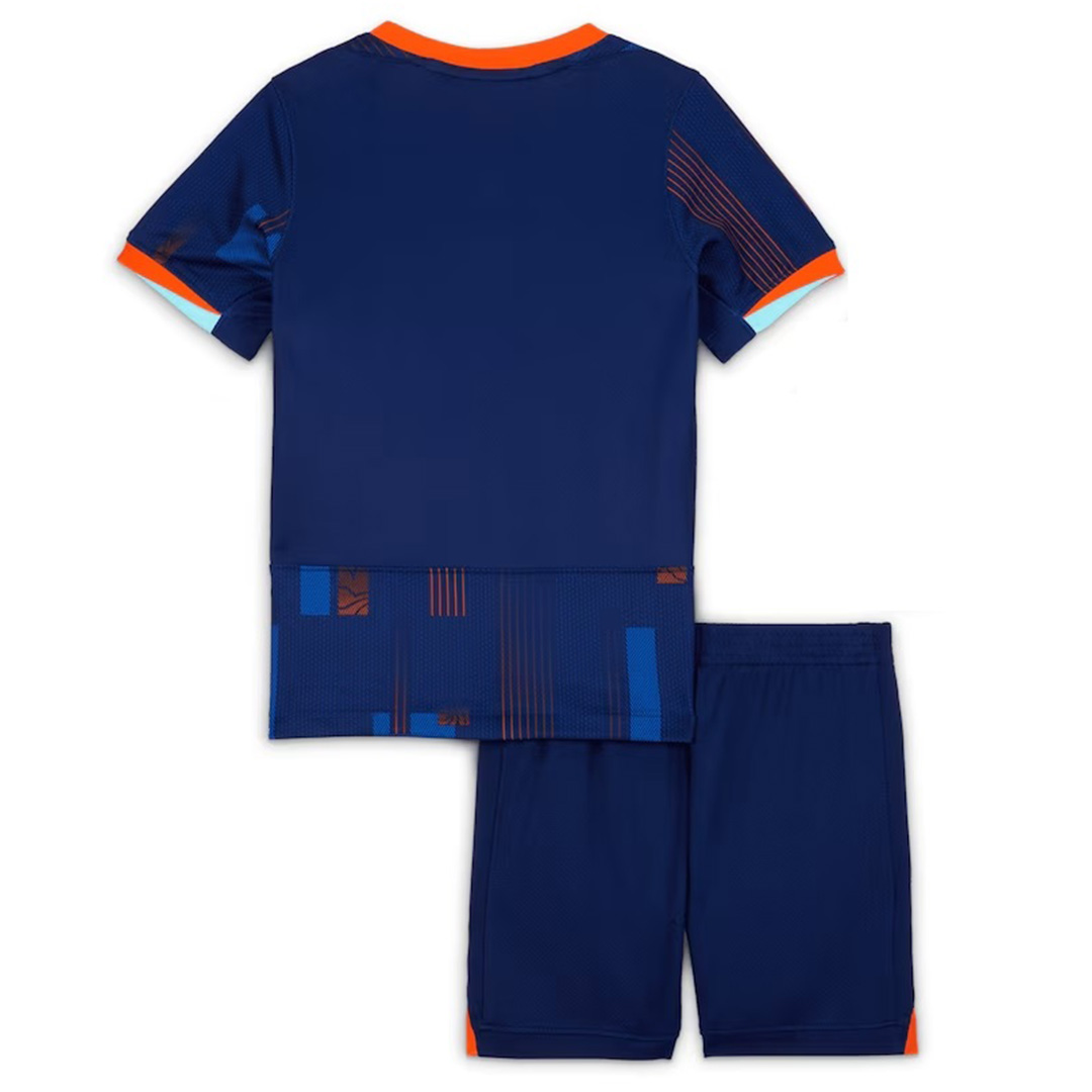 Kid's Netherlands Away Jersey+Shorts EURO 2024