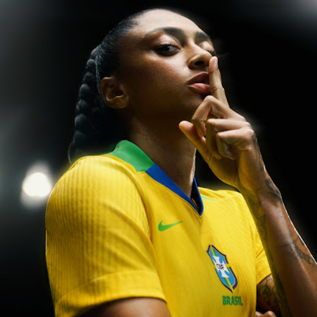 Women's Home Jersey For Brazil Women Team 2025