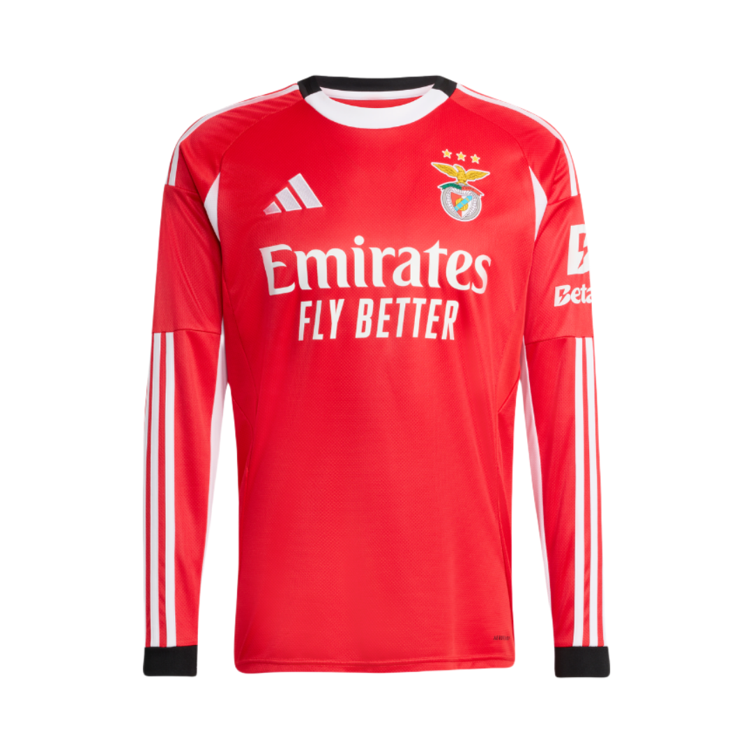 Benfica Home Long Sleeve Jersey 2025/26