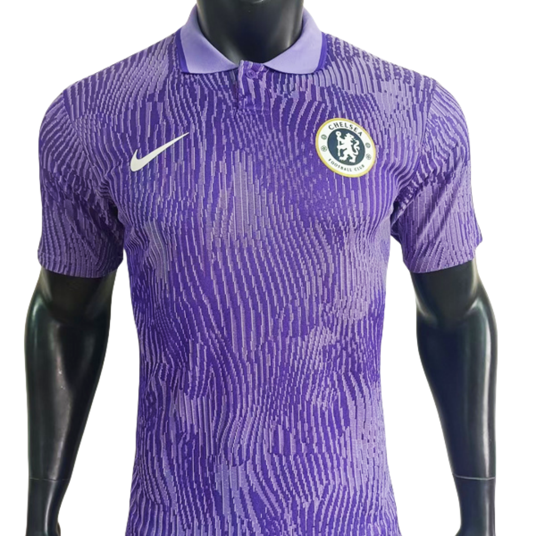 Player Version Chelsea Purple Polo Jersey 2025/26
