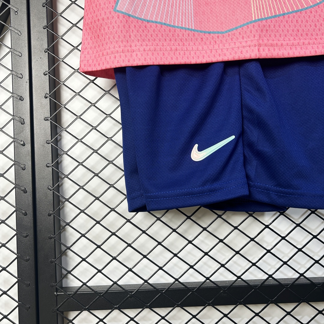 Kid's Barcelona Special Edition Pink Jersey+Shorts 2025/26