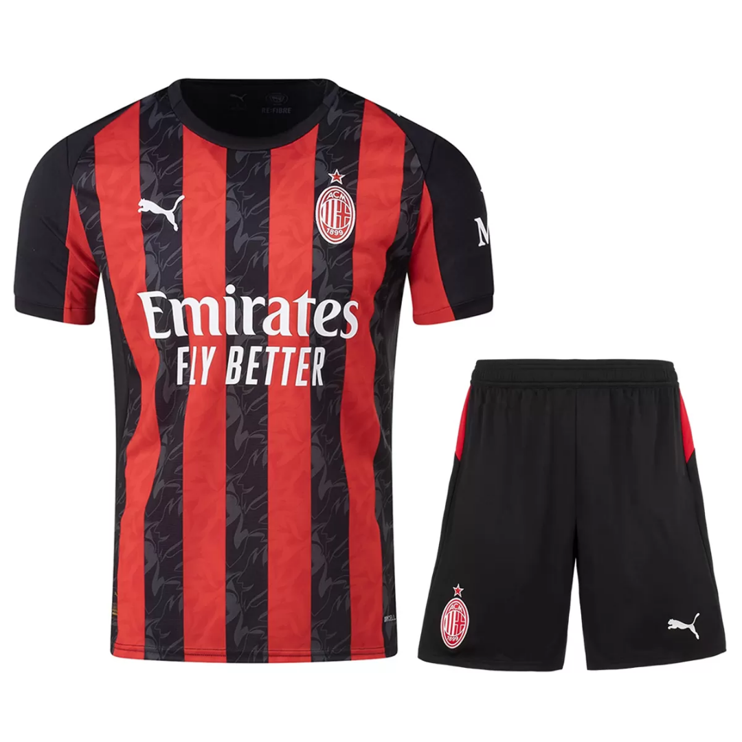 Kid's AC Milan Home Kit 2025/26